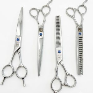 ست قیچی آرایشگری اقتصادی ۷ اینچ چپدست باربد پت گستر (Barbod Pet Gostar)
